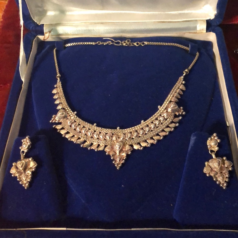 Indian tribal dance jewelry set